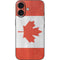 Canada Flag Distressed iPhone 16 Skin
